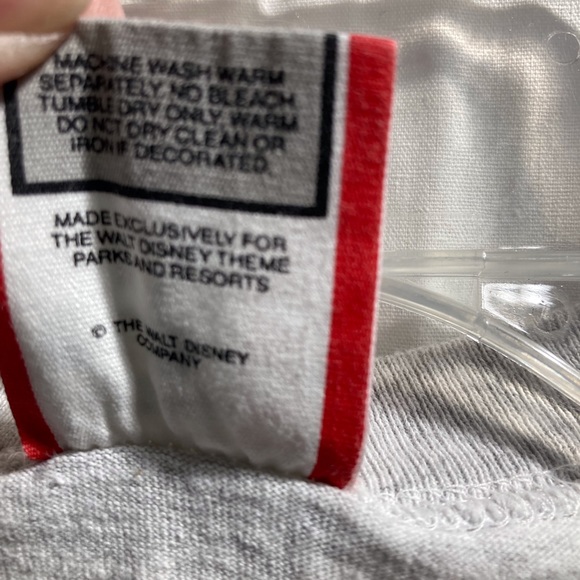 Vintage Disney Designs Disneyland Youth Shirt 14-16 Gray with Mickey Mouse - Picture 8 of 8